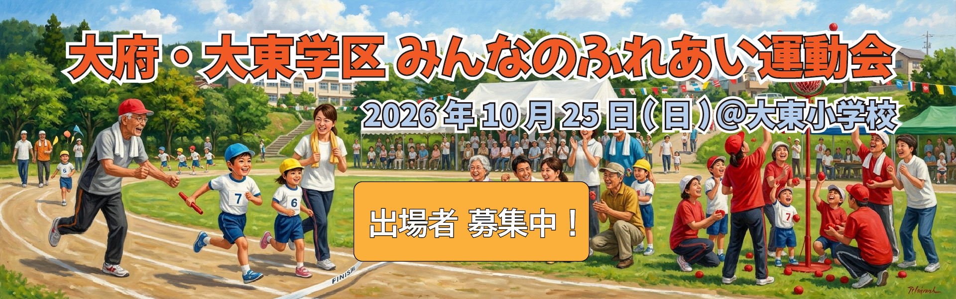 第53回 大府・大東学区 みんなのふれあい運動会